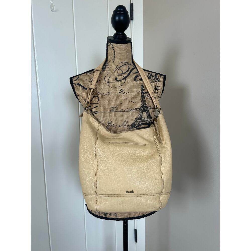 The Sak Leather Buttercup Yellow Hobo Bag